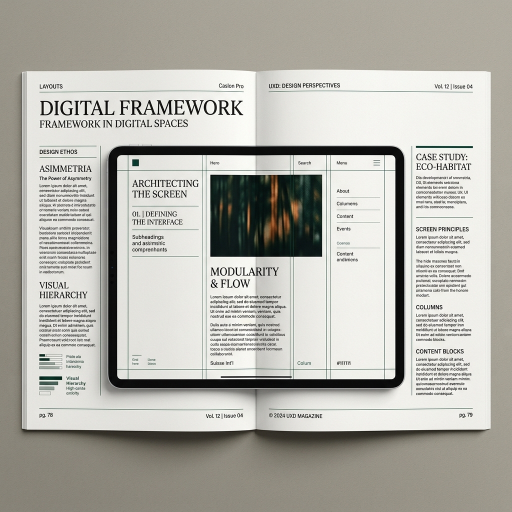 Digital Framework responsive application mockup
