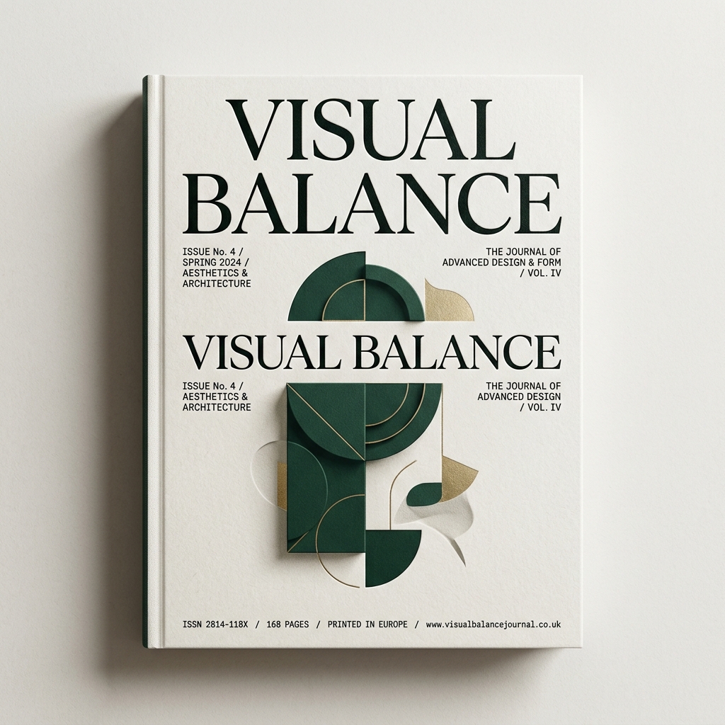 Visual Balance journal mockup